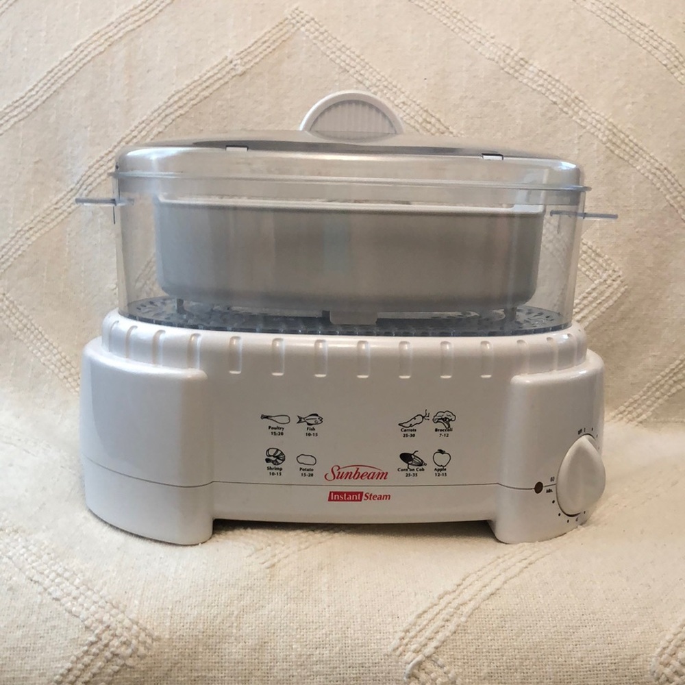 Sunbeam White Instant Steam Cooker